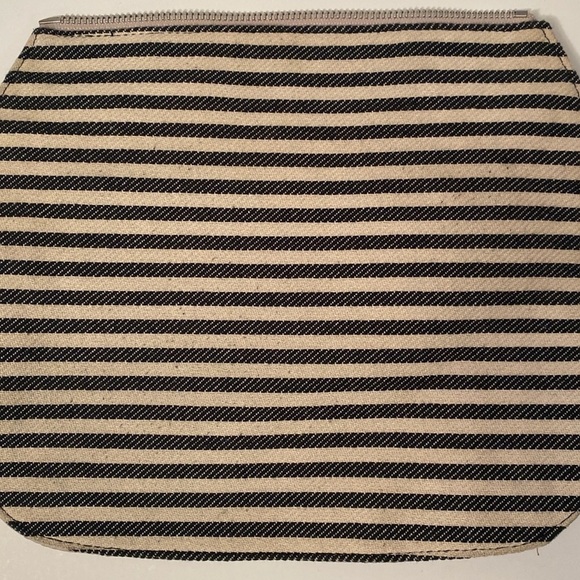 Thirty-One 31 Bags‎ Studio Purse Flap Twill Stripe Thirty One - Picture 1 of 2